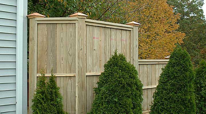 wooden fence